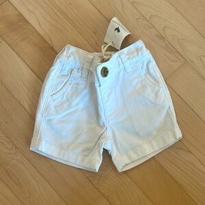 Baby boy Hope & Henry Organic White shorts 🩳